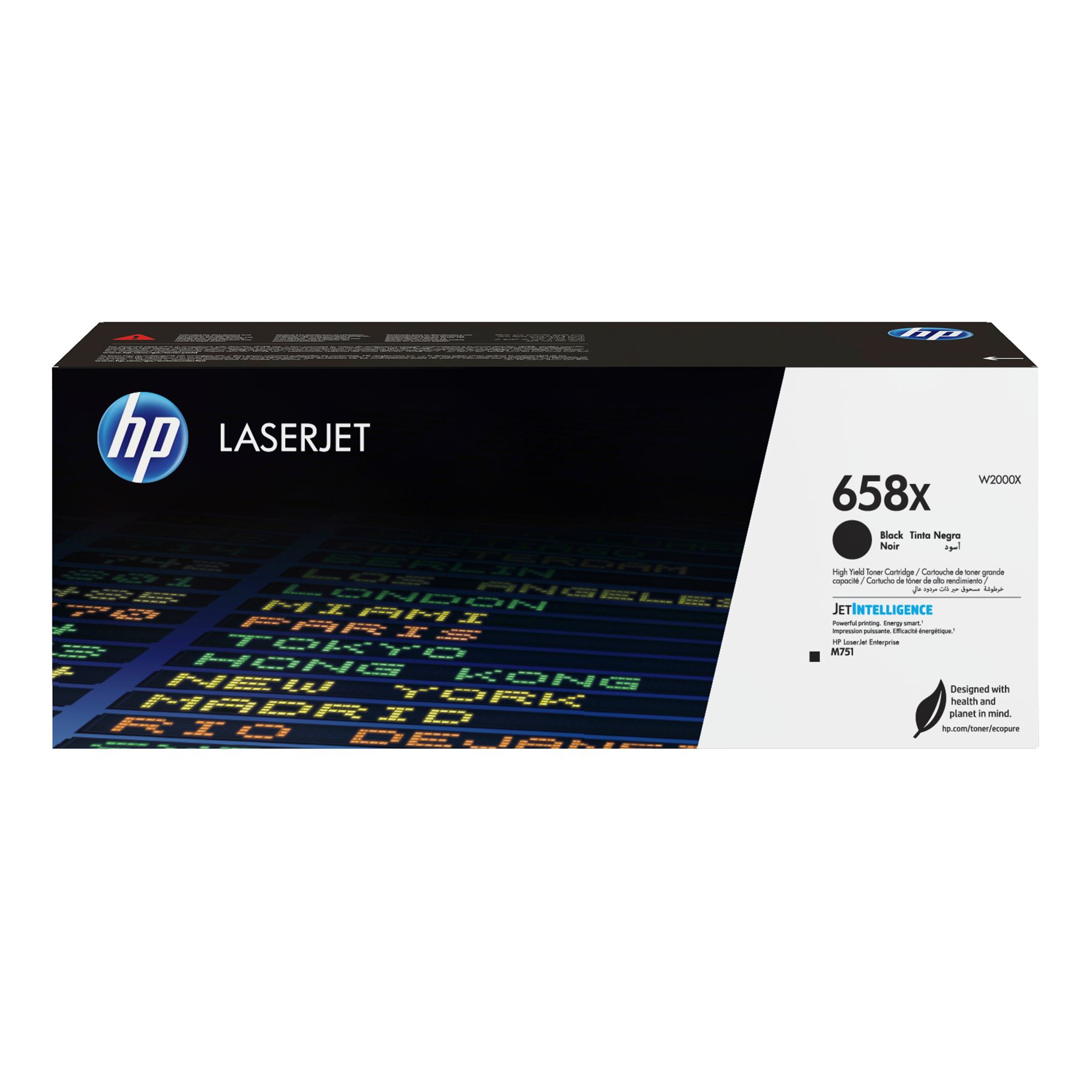 HP W2000X Cartucho De Tóner Original Hp Laserjet 658X Negro De Alta Capacidad
