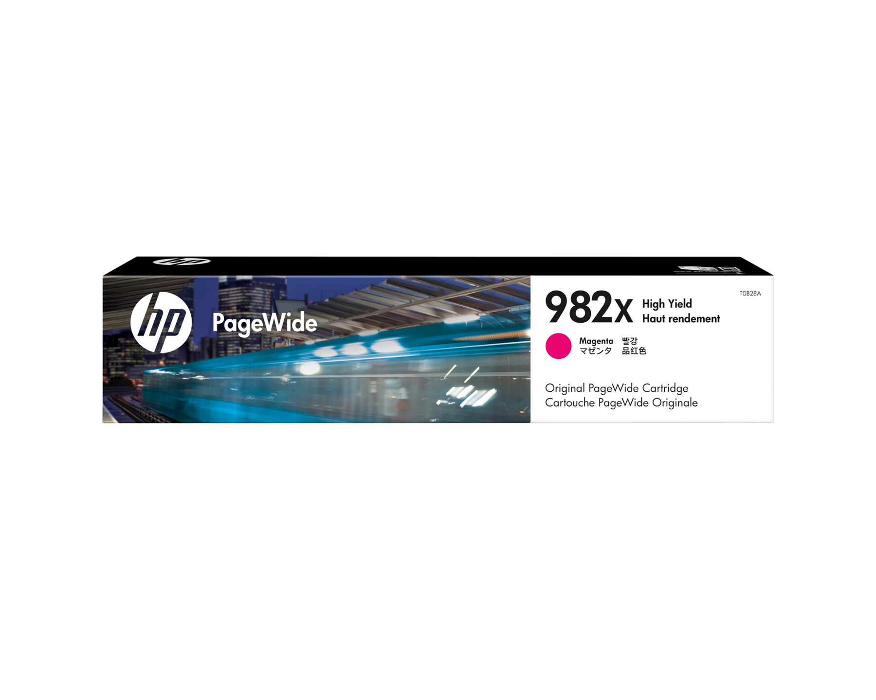 HP T0B28A Cartucho Pagewide 982X Original Hp De Alta Capacidad Magenta