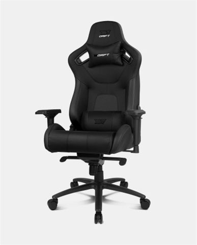 Drift DR600BK 150 Kg, Pu De Alta Calidad, Foam/Estructura De Metal, 4D Reposabrazos, Elevador Clase  4, 26.1 Kg, Negro