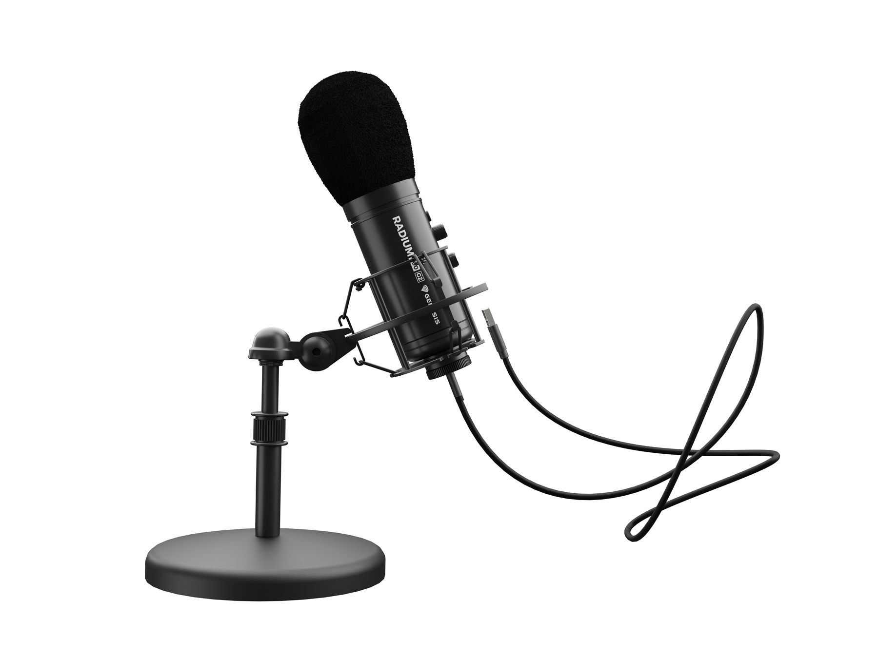 Genesis NGM-2091 48 Khz, 30 - 18000 Hz, -36 Db, Mini Jack 3.5 Mm, USB 2.0 Type-C, Negro
