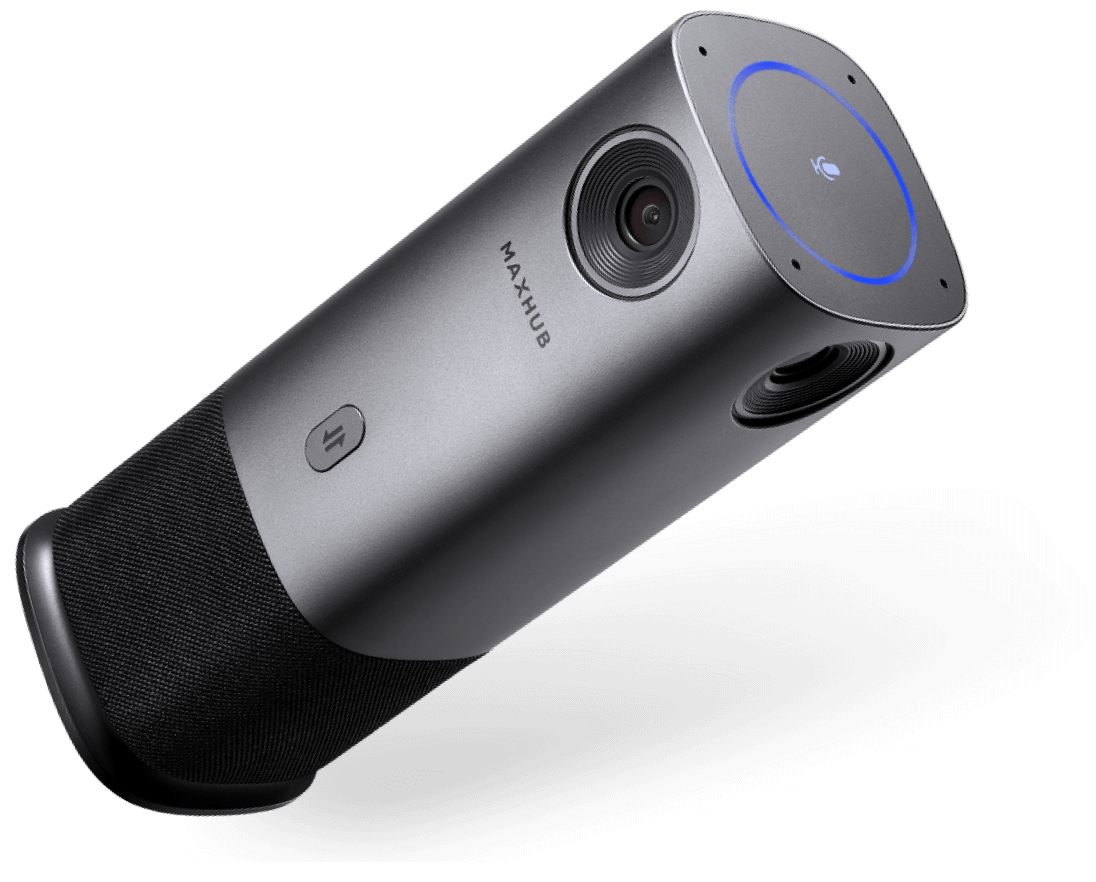 Maxhub UC M40 5Mp, 1/2.7" Cmos, Quadhd (2560 X 1440P) @30Fps, 140°(D) / 111°(H) / 85°(V), 450G, Negro