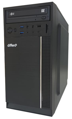 Differo OR1639250PN Intel Core i5-12400 (18 MB Cache), 8 GB DDR4-SDRAM, 500 GB SSD, Dvd-Rw, Intel UHD Graphics 730