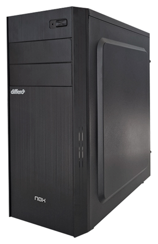 Differo OR1639298 Intel Core i3-12100 (12 MB Cache), 8 GB DDR4-SDRAM, 500 GB SSD, Intel UHD Graphics 730, Lan, Windows 11 Home (Pre-Installed Trial Version)