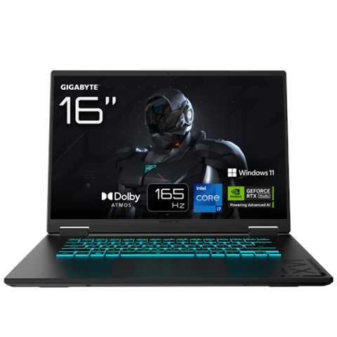 Gigabyte 9RGA6I77WHFHJHYES000 Gaming A16 Cwh Portátil Gaming - 16,0“, 165Hz Wuxga, Intel Core I7-13620H, Nvidia RTX 5070, 32 GB DDR5 5200 MHz, 1 TB Gen4 SSD, Win 11 Home, Garantía De 2 Años, Dolby Atmos, Gaming A16 Cwhi3es864sh