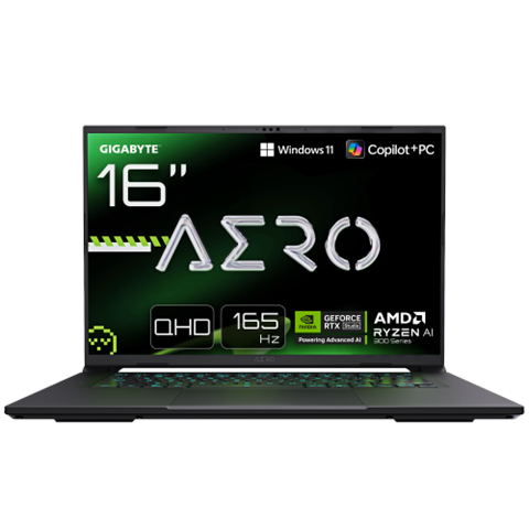 Gigabyte 9REG6AC7WH6DMHEES000 Aero X16 Portátil Gaming- Copilot+ PC, 16" Wqxga 165Hz, AMD Ryzen Ai 9 Hx 370, Nvidia RTX 5070 GPU, 32 GB DDR5 5200 MHz, 2 X Gen4 1 TB SSD, Win 11 Pro, Garantía De 2 Años, Aero X16 2Wha3esc65ah
