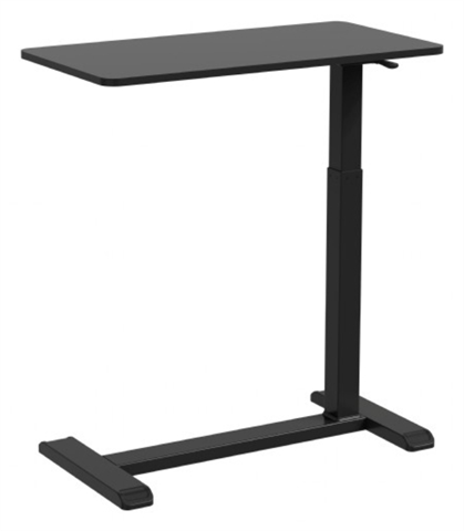 Gembird TVS-DESK-02-BK Escritorio Móvil Para Portátil Con Ruedas Invisibles, Negro