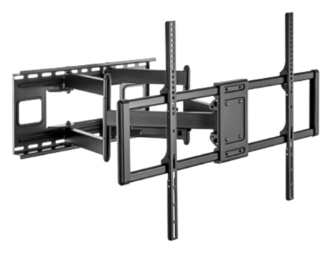 Gembird WM-120ST-01 Soporte De Pared Para Tv De Movimiento Completo, 60'' - 120''