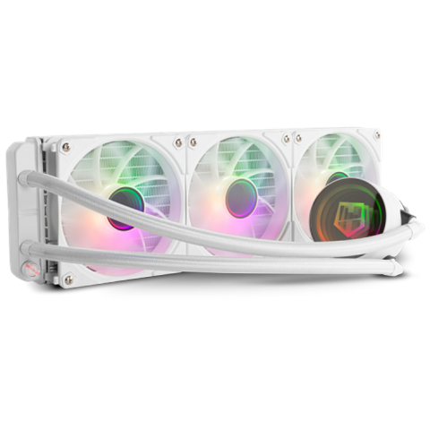 Nox NXHUMMERM360ARGBW 360 Mm, Argb, 500 - 1500 Rpm, 61 Cfm, 4-Pin Pwm, Blanco