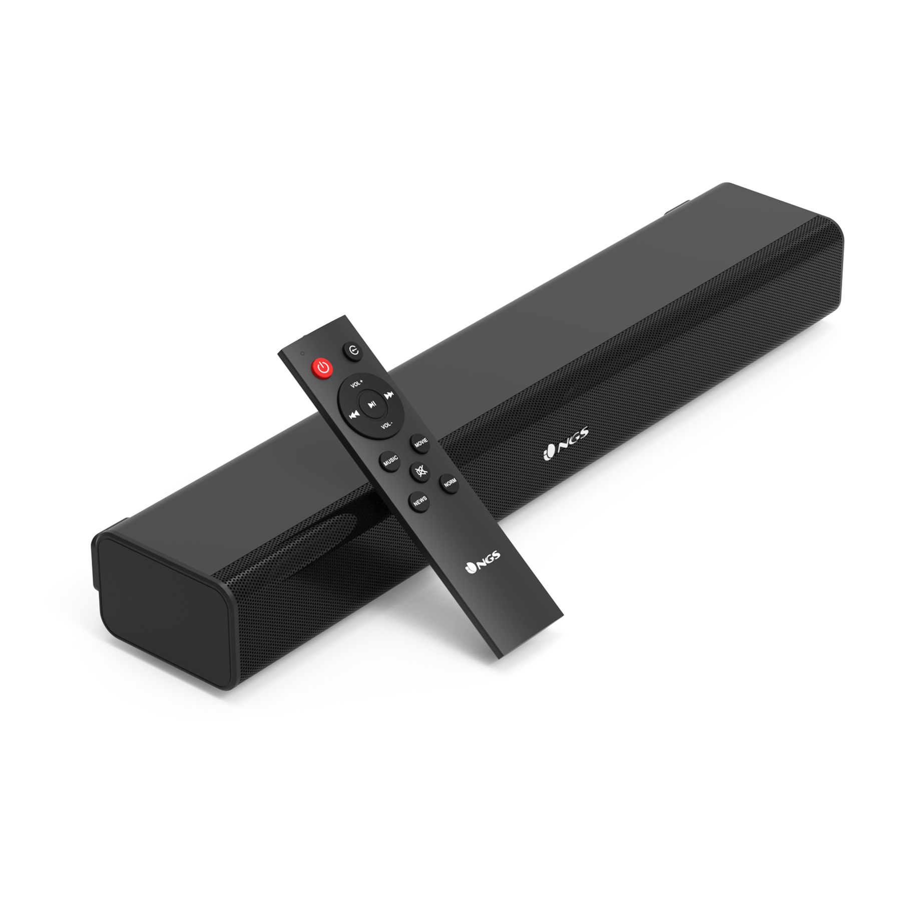 Barra De Sonido Con Bluetooth Ngs Subway/ 40 W/ 2.0/ Negra