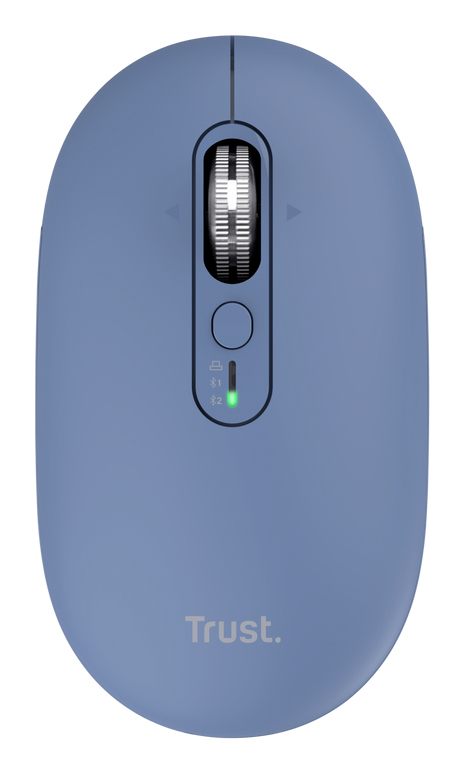 Ratón Inalámbrico Trust Seron 26020/ Batería Recargable/ Hasta 3200 Dpi/ Azul
