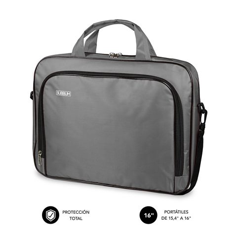 Subblim Maletín Ordenador Oxford Laptop Bag 15,4-16" Grey