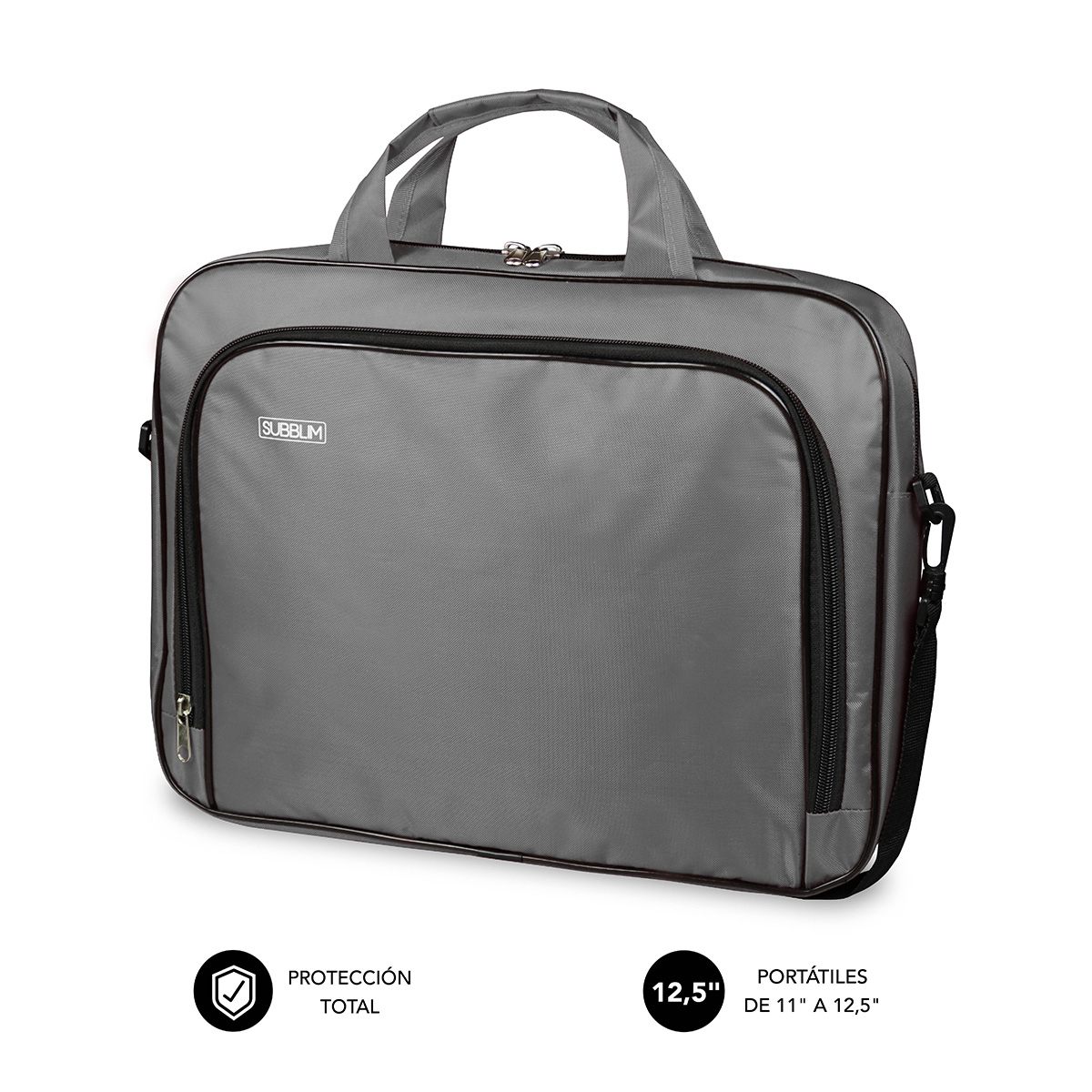 Subblim Maletín Ordenador Oxford Laptop Bag 11-12,5" Grey