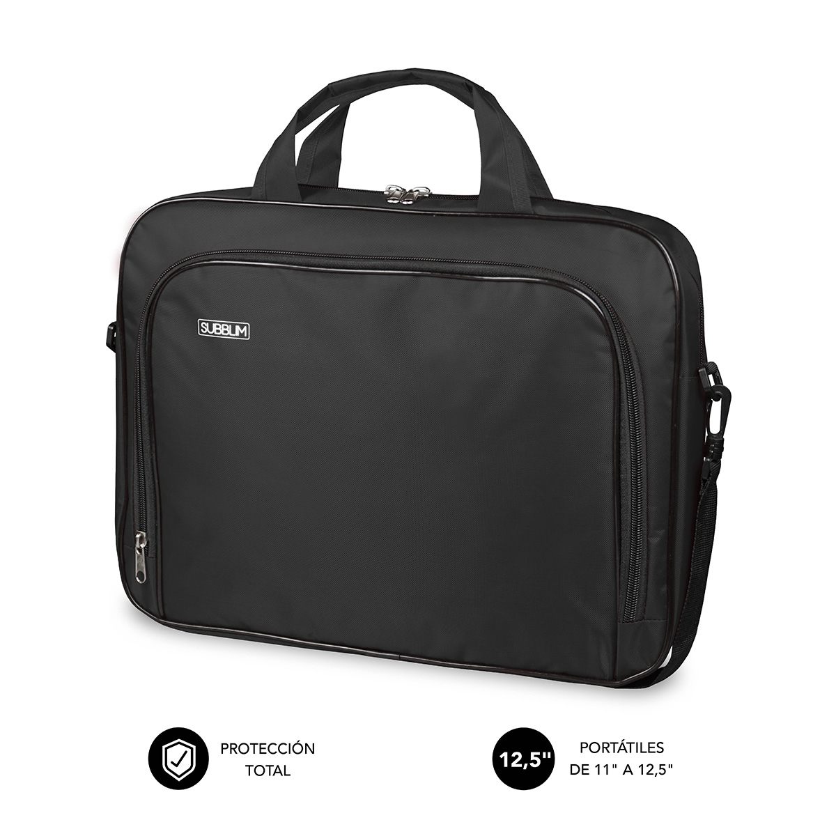 Subblim Maletín Ordenador Oxford Laptop Bag 11-12,5" Black