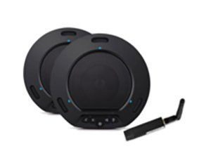 Laia Cute (Tpd) T-Pod Dual, Dispositivo Tipo "Speakerphone" De Sobremesa Con Conectividad Wifi. 2 Unidades De Sobremesa Y 1 Dongle Wifi Usb-A. Salas Pequeñas O Medianas