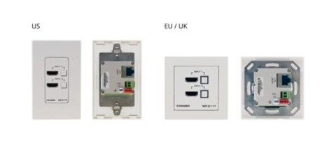 Kramer / Selector Automático Wall Plate / 4K /Wp-211T/Eu-80/86(W) / 20-804970590