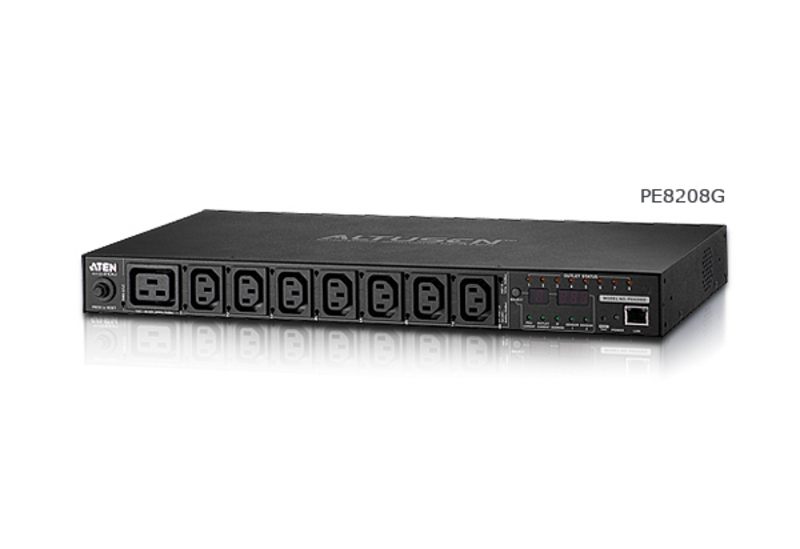 Aten Pdu De 8 Puertos Y 16A/20A Con Conmutacion Y Monitorizacion Por Puerto (Pe8208g-Ax-G)