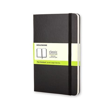 Libreta Clasica Tapa Dura Negra P (9X14cm) Lisa Moleskine Qp012