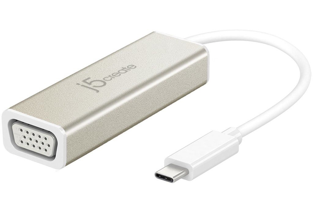 J5create Jca111 Adaptador Gráfico USB 1920 X 1080 píxeles Aluminio, Blanco