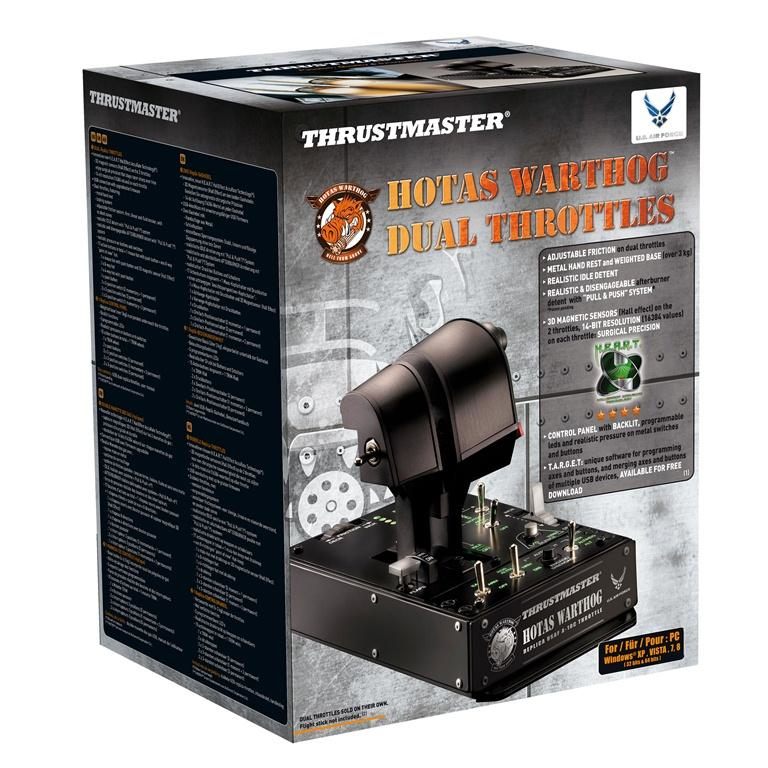 Thrustmaster Hotas Warthog Dual Throttles Negro USB Simulador De Vuelo PC