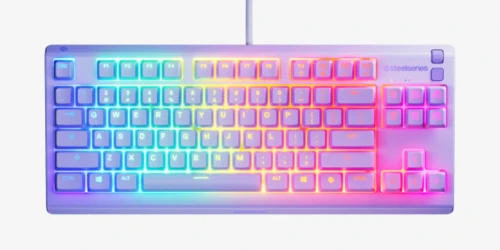 Steelseries Apex 3 Tkl - Us Teclado Juego Usb Inglés De Ee. Uu. Lavanda