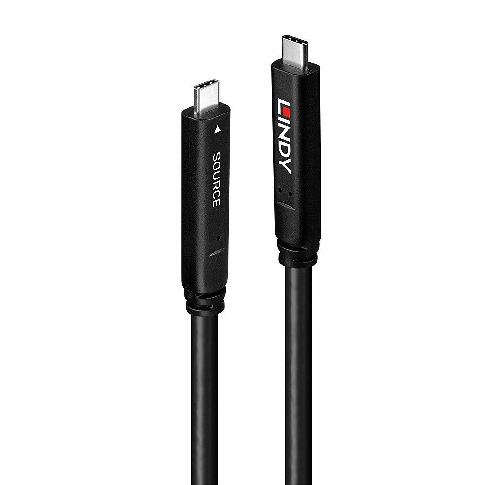 Lindy 43398 Cable USB USB 3.2 Gen 1 (3.1 Gen 1) 10 M USB C Negro
