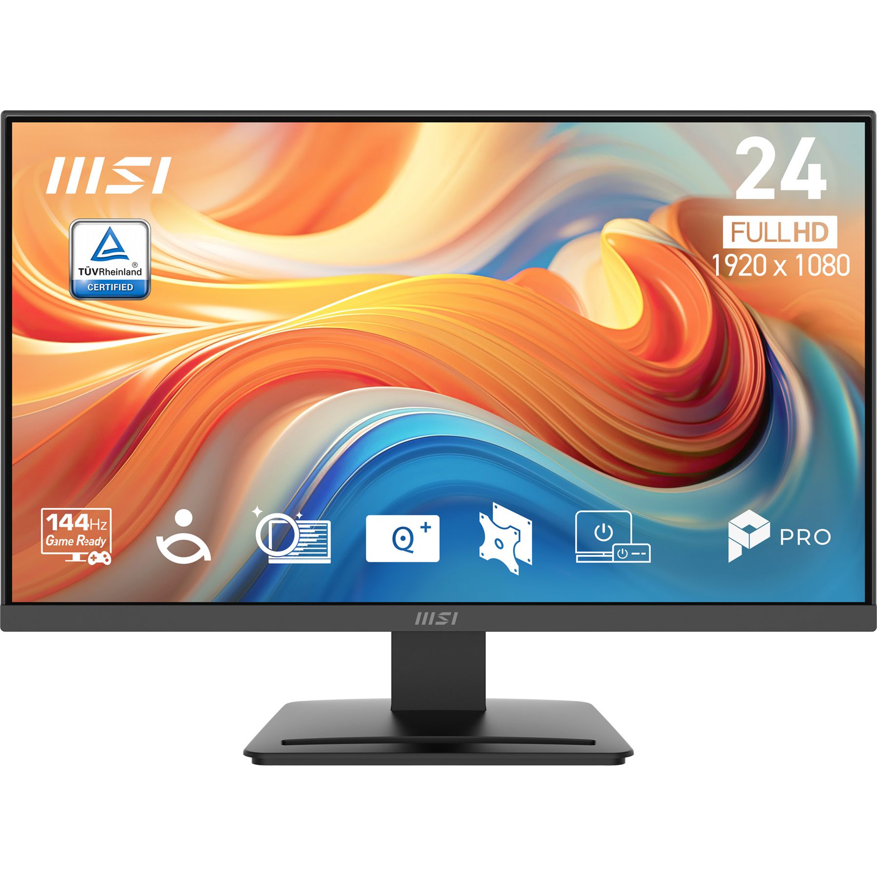 MSI Pro Mp241 E14v Pantalla Para PC 60,5 Cm (23,8") 1920 X 1080 píxeles Full HD Lcd Negro