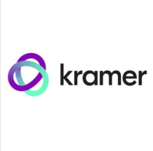 Kramer Room Connectivity Connect - Room Connectivity Plus, Black In-Table Elegant Round Tabletop Connectivity Box With A Lid For 2 Modules (80-000327)