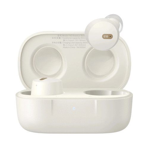 Os Baseus Bowie E18 True Wireless Earphones  Stellar White