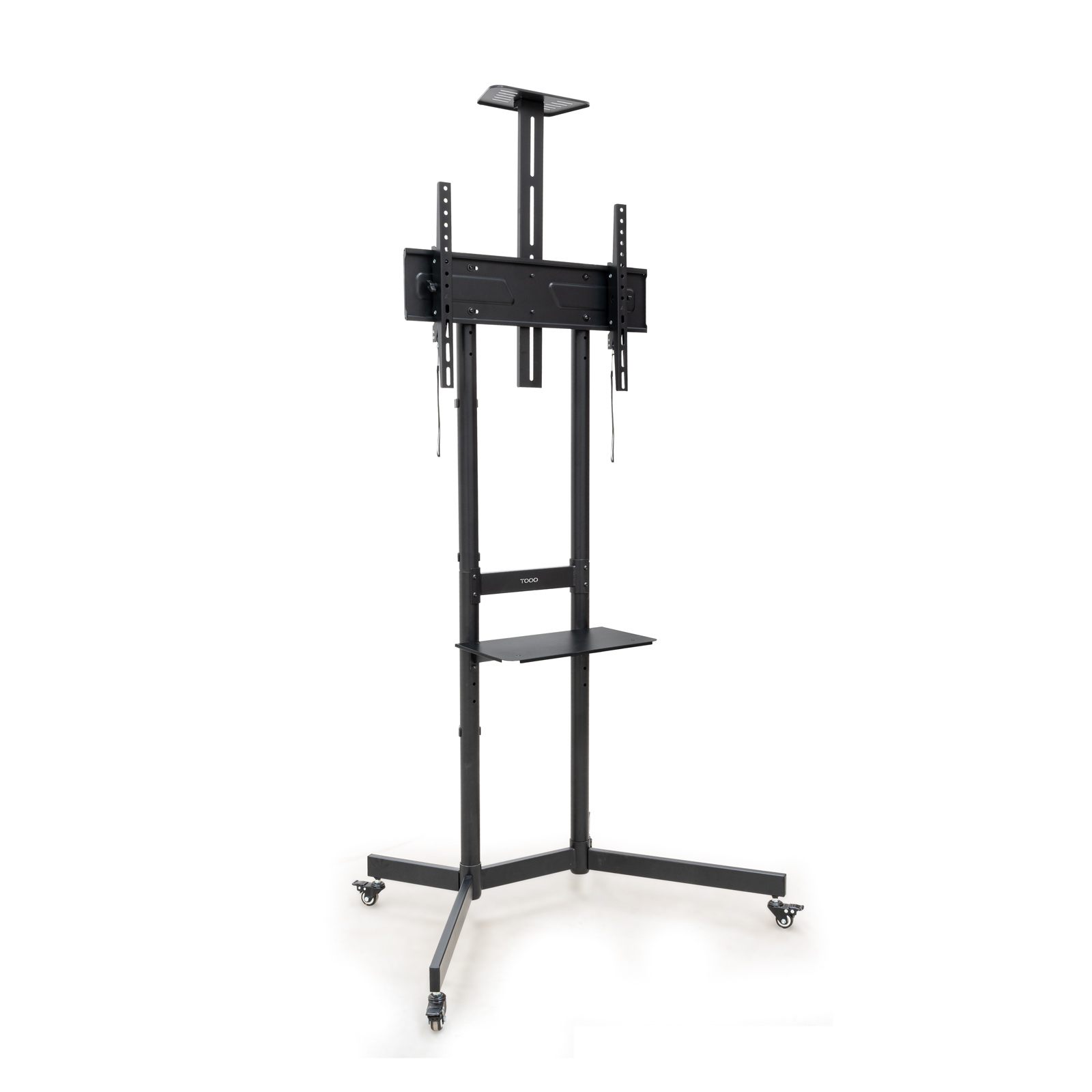 (P) Tooq Soporte Suelo Ruedas "Nefertiti", 37-70", Negro