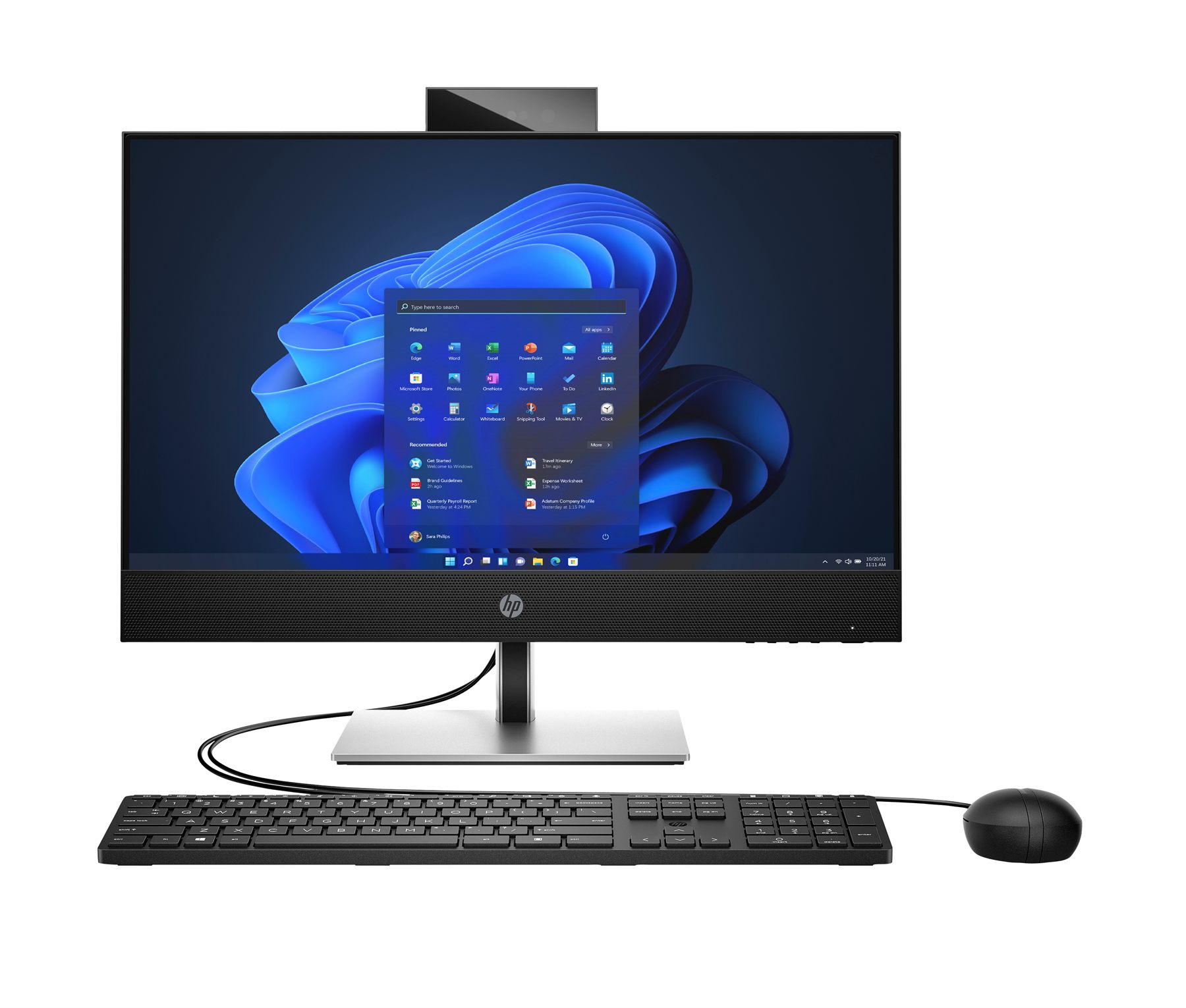 HP ProOne 440 G9 Intel® Core i7 i7-14700T 60,5 cm (23,8") 1920 X 1080 píxeles PC Todo En Uno 16 GB DDR5-SDRAM 512 GB SSD Windows 11 Pro Negro