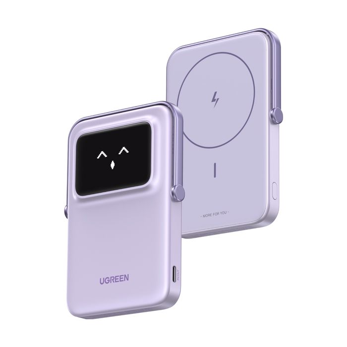 Ugreen 5000Mh Mag Powbank Purple 5000 Mah Cargador Inalámbrico Púrpura