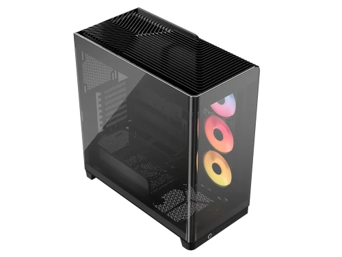 Corsair 4500X Lx-R Rgb Tempered Glass Mid-Tower, Black Midi Tower Negro