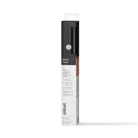 Cricut 2011314 Vinilo Adhesivo Permanente Negro Mate