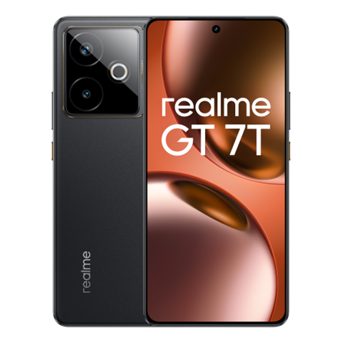 Realme Gt 7T 17,3 Cm (6.8") Sim Doble Android 15 5G Usb Tipo C 12 Gb 256 Gb 7000 Mah Negro