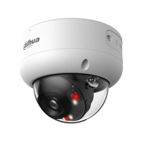 (Dh-Ipc-Hdbw3849ep-S-Il-0280B) Dahua Camara Ip Domo Antivandalica 8Mp  Wizsense Smart Dual Light Acupick Inteligencia Artificial Led Ir Wdr, Micro Integrado, Fija 2.8Mm