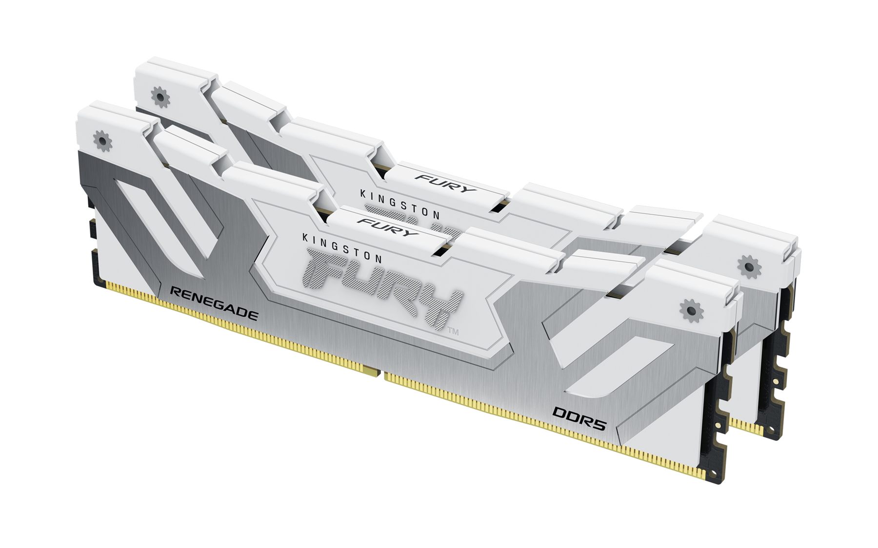 Memoria Kingston 48 GB 8400Mt/S DDR5 Cl40 Cudimm (Kit Of 2) Fury Renegade White Xmp - Kf584cu40rwk2-48