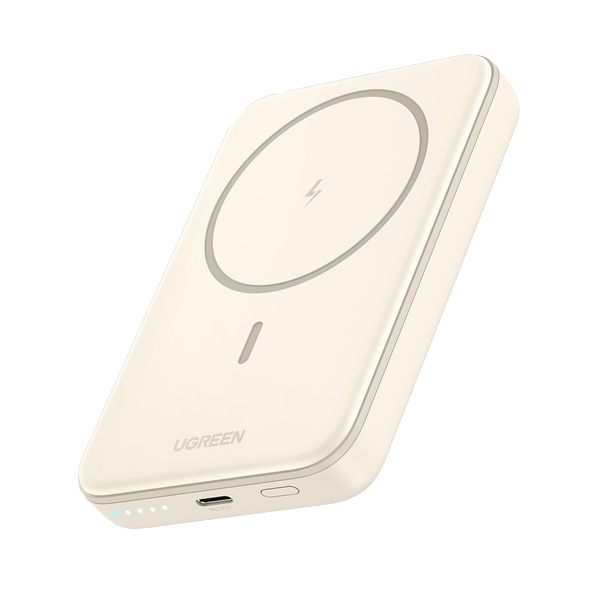 Ugreen 25208 Batería Externa 10000 Mah Cargador Inalámbrico Beige