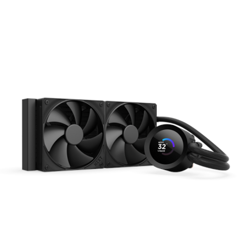 Nzxt Kraken 240 V2 - 240Mm Aio Liquid Cooler W/ 1.54In. Display And Radiator Fans (Black)