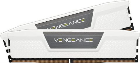 Memoria Corsair DDR5 32 GB 2X16 gb Pc6400 Vengeance Blanca Cmk32gx5m2b6400z32 w