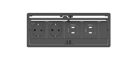 Kramer Electronics T-In4-Rec2(B) Negro