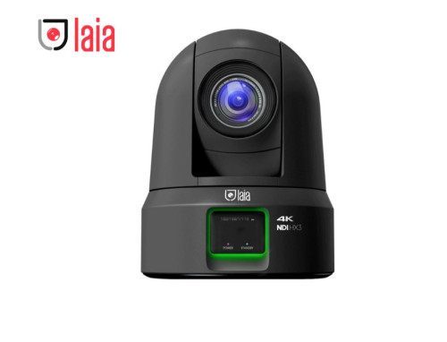 Laia (Prc-425Nb) Broadcaster Pro 25X Ndi 3G (Black) - Cámara Ptz, Sensor Sony Cmos 1/1,8", 4Kp60, Lente Con Zoom Óptico 25X. Usb 3.0, Hdmi, Sdi, Lan Y Licencia Ndi. Ia Con Autoseguimiento. Tally. Color Negro. 3 Años De Garantía Prime Support Con Reem