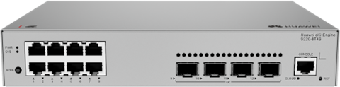 Huawei Ekit S220 Series S220-8T4s Gestionado L2 Gigabit Ethernet (10/100/1000) 1U Gris