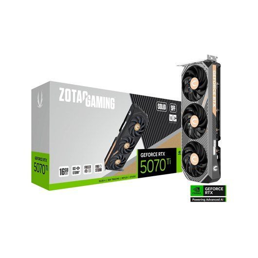 Zotac Gaming GeForce RTX 5070 Ti Solid Sff Oc Nvidia 16 GB GDDR7