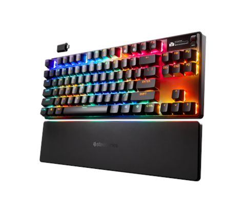 Steelseries Apex Pro Tkl Wireless Gen 3 Teclado Juego Usb + Rf Wireless + Bluetooth Inglés De Ee. Uu. Negro
