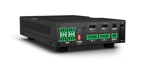 Ld Systems Integration Serie Tica (Ldamp405) 4-Channel Mini Installation Power Amplifier 4 × 50 W 4 Ohm Warranty 5 Years (Pu6)