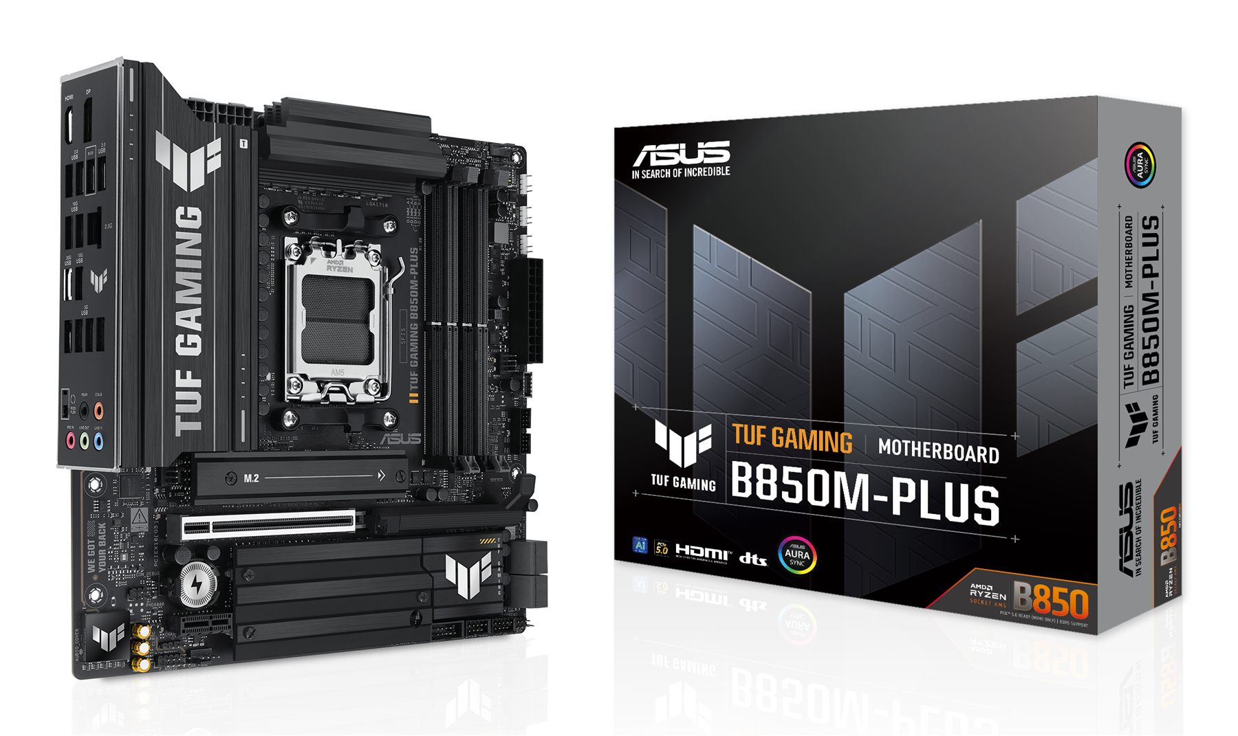 Asus Tuf Gaming B850m-Plus AMD B850 Zócalo Am5 Micro Atx
