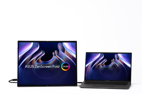 Asus Zenscreen Fold OLED Mq17qh Pantalla Para Pc 43,9 Cm (17,3") 2560 X 1920 píxeles Quad HD Plata