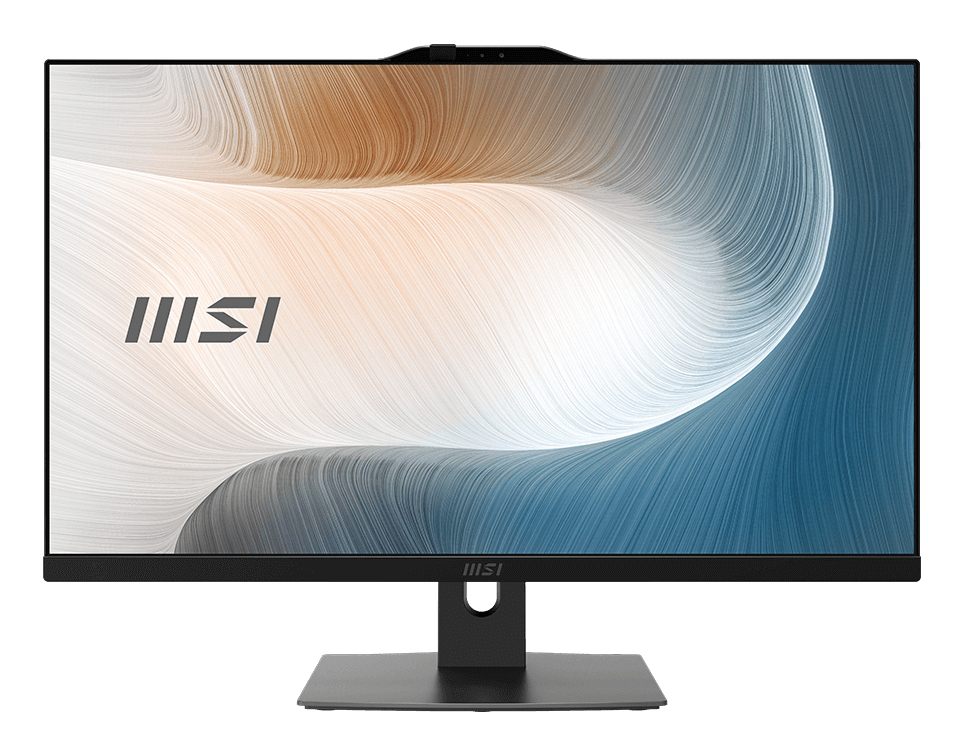 MSI Aio Modern Am272p 1M-888Es. 27" Ips Led Fhd. i7-150U. Intel Iris Xe Graphics. DDR5 16 GB (8 GB*2). 512G M.2 PCIe SSD. W11 Pro. Negro