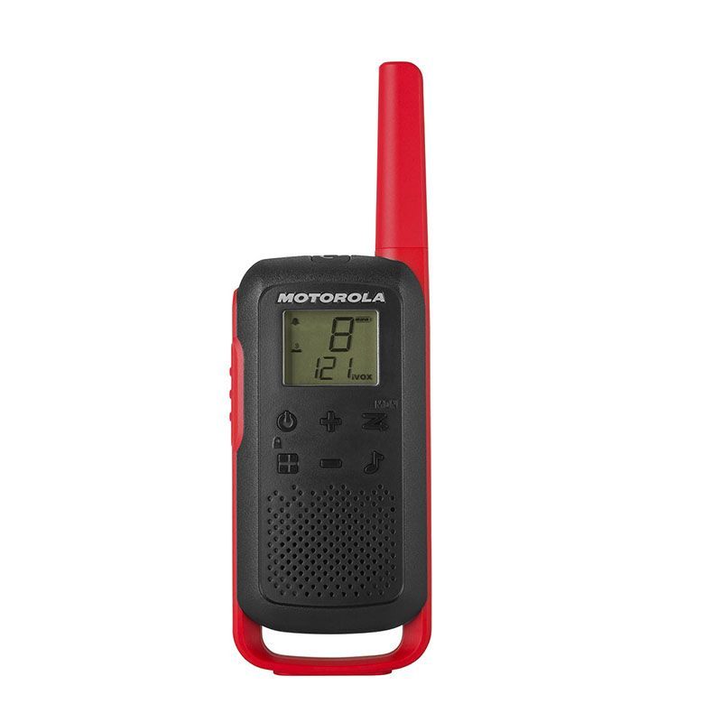 Pack 2 Walkie Talkie T62 Rojo Motorola 59T62redpack