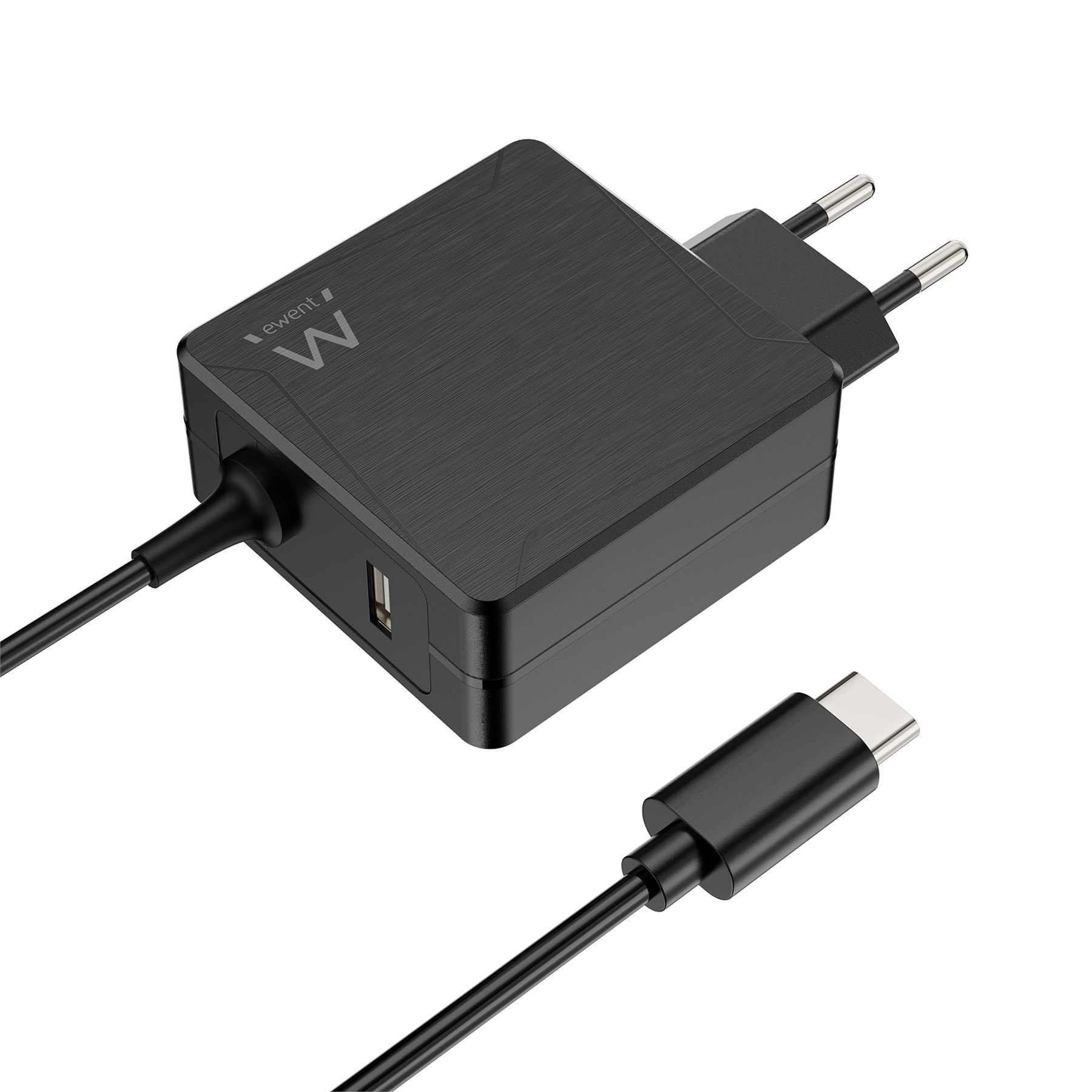 Ewent Ew3978 Cargador De Dispositivo Móvil Portátil Negro Corriente Alterna Carga Rápida Interior